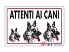 Cartello Attenti ai Cani dim. 30x20