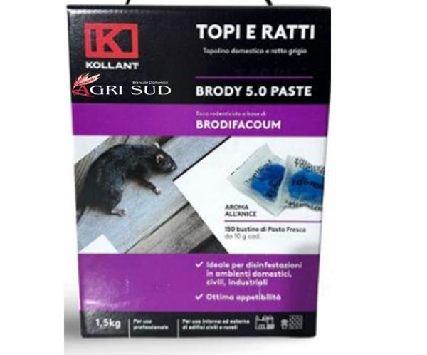 Brody 5.0 Paste Blu Ast. kg 1,5  (3x500 gr)