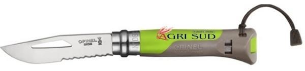 Coltello Opinel Outdoor Nr. 08 Antracite/Verde