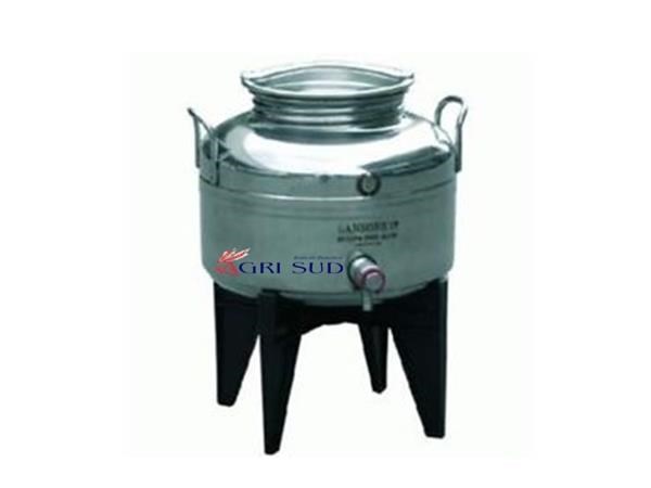 SANSONE Cont. Olio Inox lt. 5 + Rub. Inox Sald. Mod. Europa