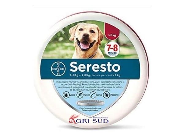 Seresto Collare Cane da kg. 8 -cm. 70