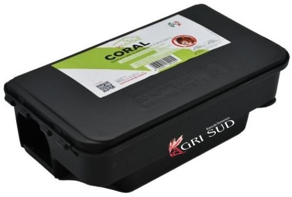 Stazione Contenitore Esche Topi CORAL